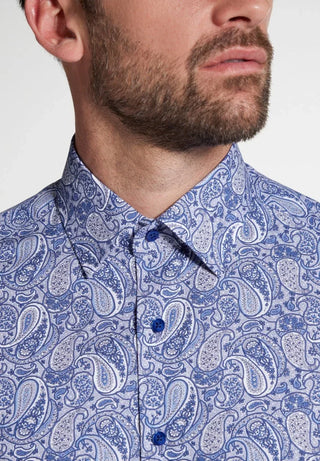 ETERNA - Chemise paisley manches longues Modern Fit - LE CAPITAINE D'A BORD