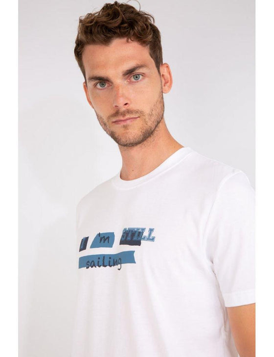 Armor-Lux - T-shirt manches courtes "I'm still sailing" - LE CAPITAINE D'A BORD