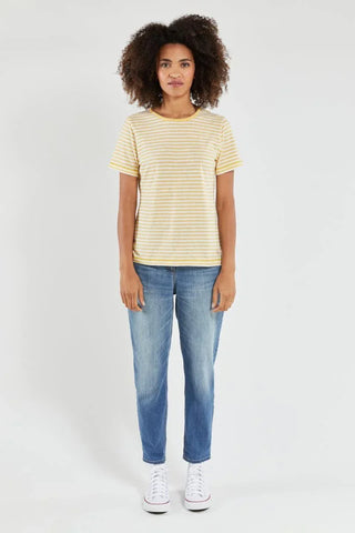 Armor-Lux - T-shirt rayé Heritage coton et lin - LE CAPITAINE D'A BORD