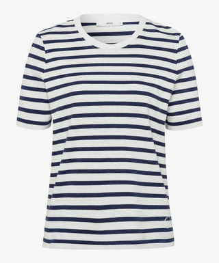 BRAX - Cira - T-shirt rayé de coton - LE CAPITAINE D'A BORD