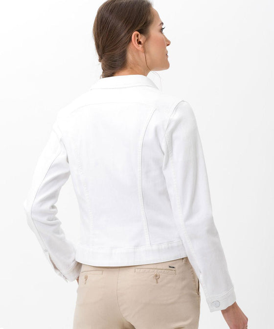 BRAX - Miami - Blouson de jeans extensible - Blanc - LE CAPITAINE D'A BORD