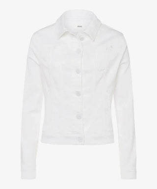 BRAX - Miami - Blouson de jeans extensible - Blanc - LE CAPITAINE D'A BORD