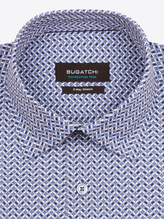 Bugatchi - Chemise manches longues avec cercles OoohCotton® - LE CAPITAINE D'A BORD