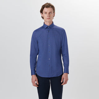 Bugatchi - Chemise manches longues avec étoiles OoohCotton® - LE CAPITAINE D'A BORD