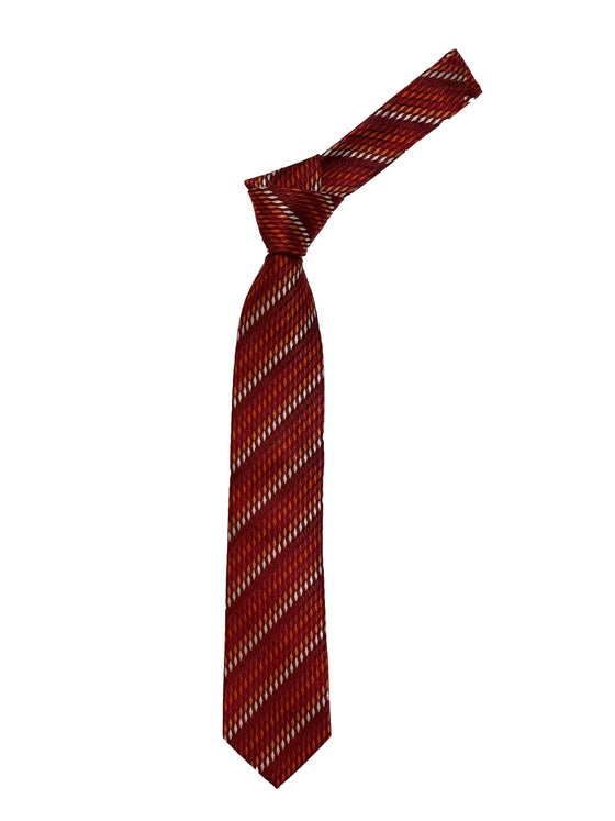 Bugatchi - Cravate de soie à motifs - LE CAPITAINE D'A BORD