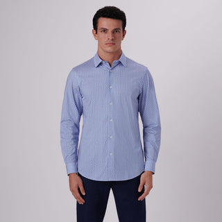 Bugatchi - James - Chemise manches longues parasols OoohCotton® - LE CAPITAINE D'A BORD