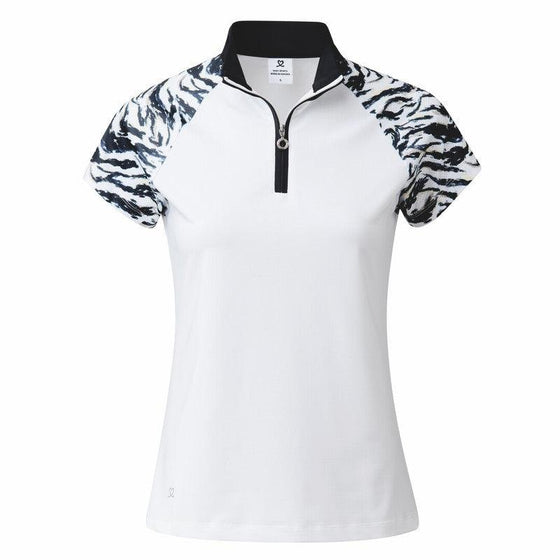 Daily Sports - Lens Cap Sleeve Zip Neck Polo Shirt - LE CAPITAINE D'A BORD