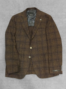 Digel - Edward - Veston de laine à carreaux - Bronze - LE CAPITAINE D'A BORD
