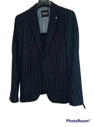 Digel - Karun et Kody - Habit rayé avec veston et pantalon Slim Fit - LE CAPITAINE D'A BORD
