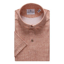  Emanuel Berg - Marselie - Polo manches courtes Premium Jersey Knit - Modern Fit - Orange - LE CAPITAINE D'A BORD