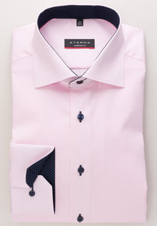  ETERNA - Chemise manches longues Modern Fit - Rose - LE CAPITAINE D'A BORD