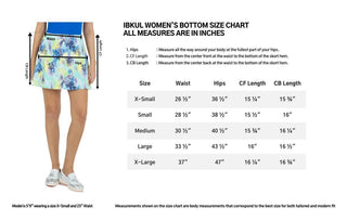 Ibkül - Lessie Print Skort - 27375 - LE CAPITAINE D'A BORD