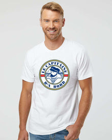 LE CAPITAINE D'A BORD - T-shirt de coton avec logo surdimensionné - LE CAPITAINE D'A BORD
