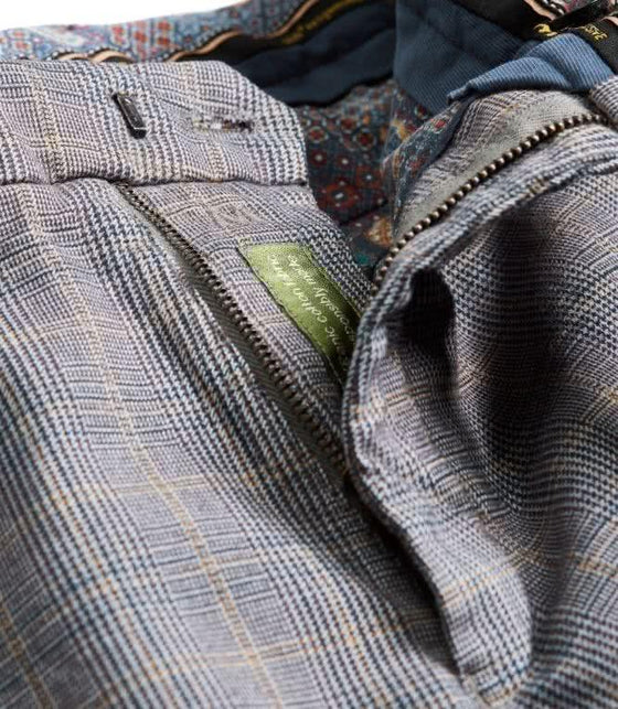 Meyer - Pantalon à carreaux coton exclusive Bonn 8579 - LE CAPITAINE D'A BORD