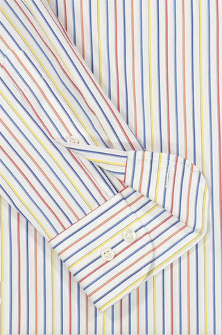 Paul & Shark - Chemise de coton poplin à rayures - LE CAPITAINE D'A BORD