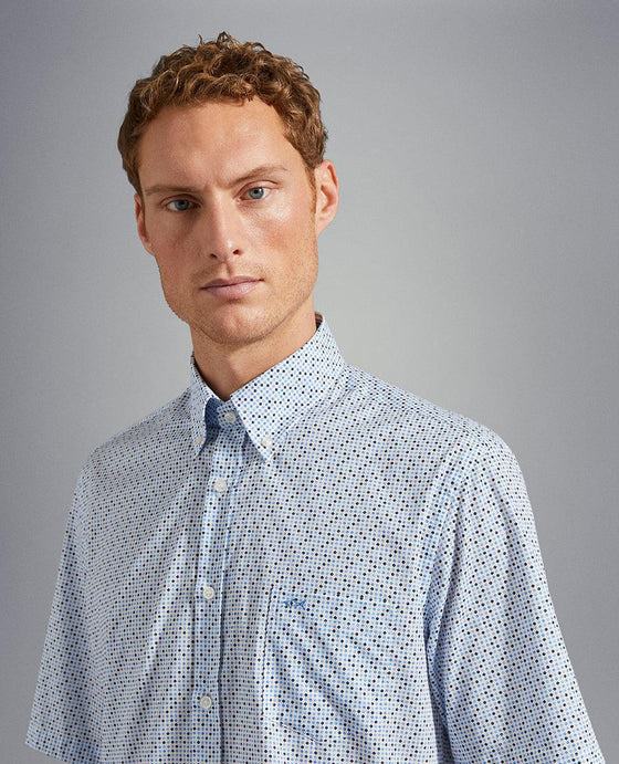 Chemise manches courtes homme - coloris BLANC - Armand Thiery Chemise manches courtes homme - coloris BLANC - Armand Thiery