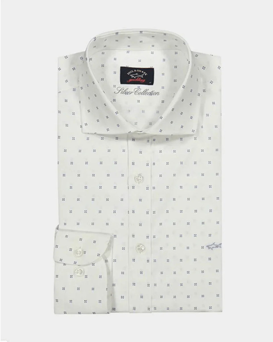 Chemise habillée homme Paul Fredrick 17 bleu boutonnée manches longues Chemise habillée homme Paul Fredrick 17 bleu boutonnée manches longues