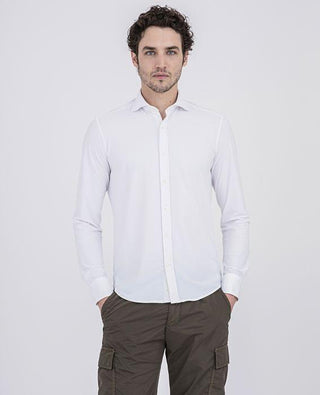 Paul & Shark - Chemise manches longues unie Performance - J Fit - LE CAPITAINE D'A BORD
