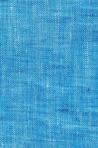close-up of blue linen fabric texture, ideal for men's summer shirts