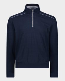  Paul & Shark - Col zip de coton Fresco avec appliqués de lin - LE CAPITAINE D'A BORD