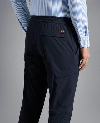 Paul & Shark - Pantalon cargo de nylon extensible Econyl® - LE CAPITAINE D'A BORD