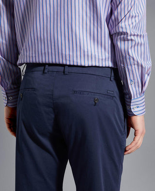 Paul & Shark - Pantalon chino de coton et soie extensible - LE CAPITAINE D'A BORD