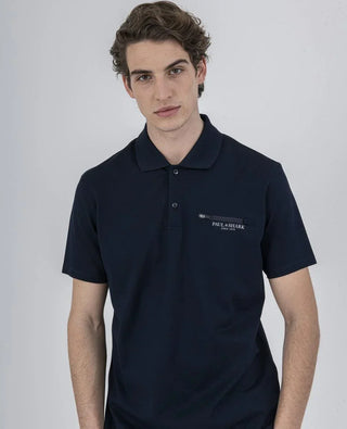 Paul & Shark - Polo manches courtes coton piqué avec poche zip - LE CAPITAINE D'A BORD