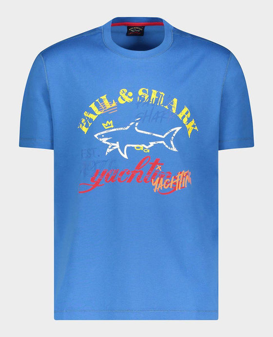 Paul & Shark - T-shirt logo Paul & Shark par Nick Wooster - LE CAPITAINE D'A BORD