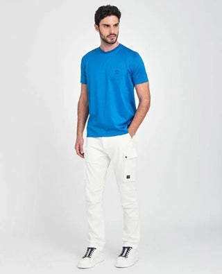 Paul & Shark - T-shirt uni coton mercerisé avec poche - LE CAPITAINE D'A BORD